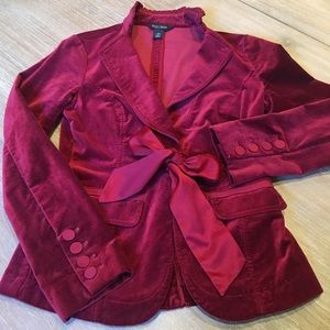 White House Black Market Berry Blazer